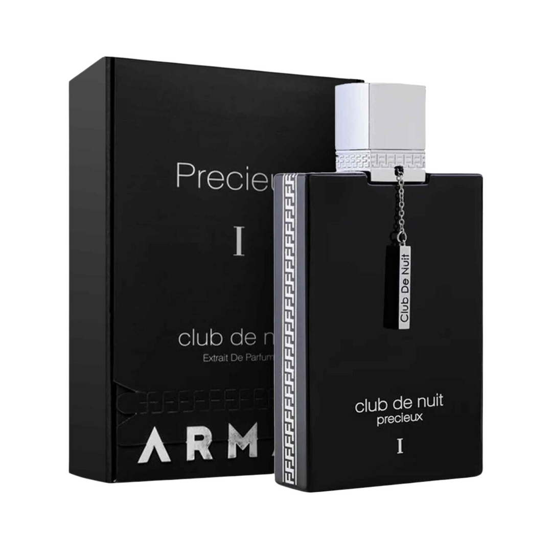 Armaf Club De Nuit Precieux I ExDP 55ml perfume bottle and box slight side angle – sophisticated long lasting scent