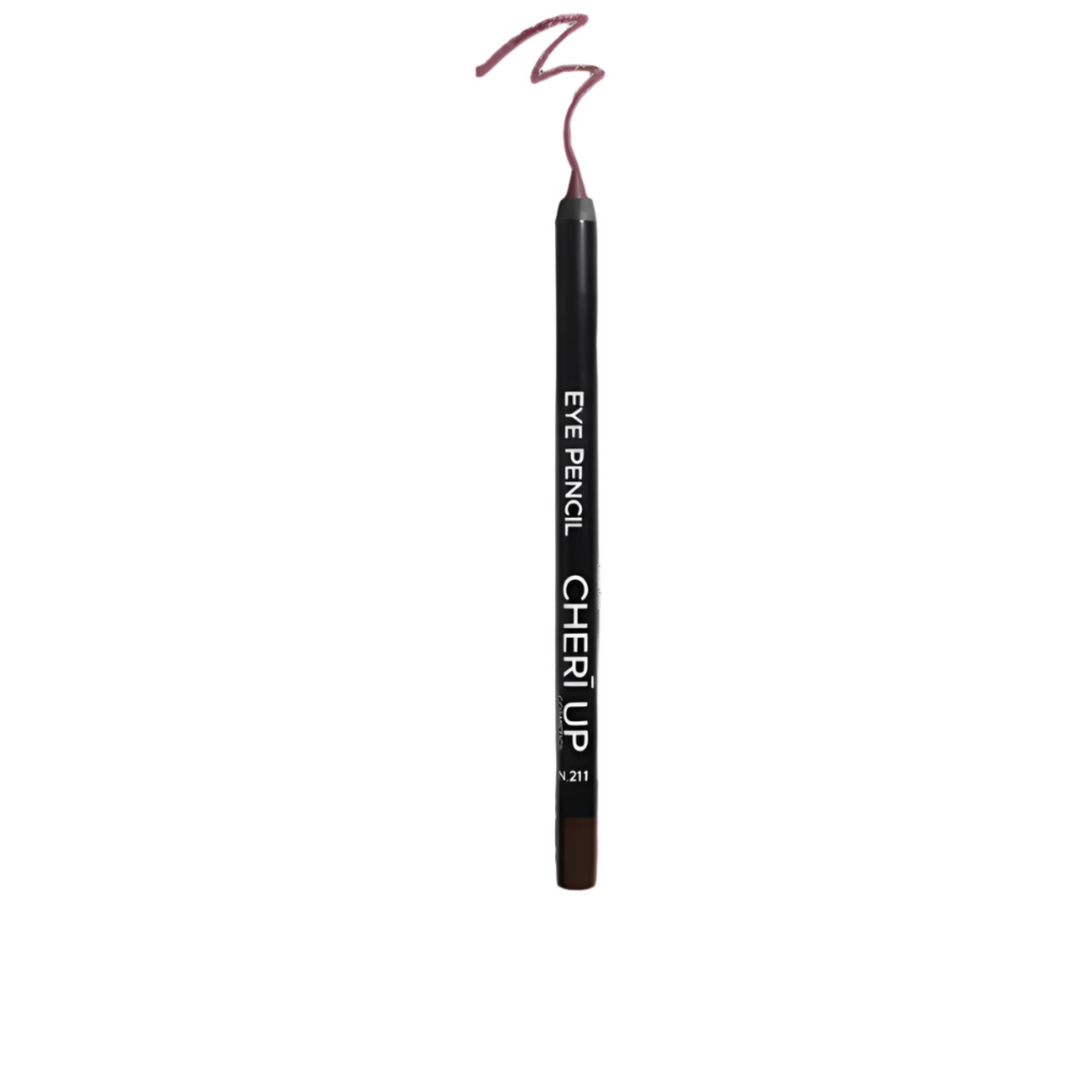 Cheri Up Eye Pencil 211 straight view with red zigzag line – smooth long lasting pencil for defining and enhancing eyes