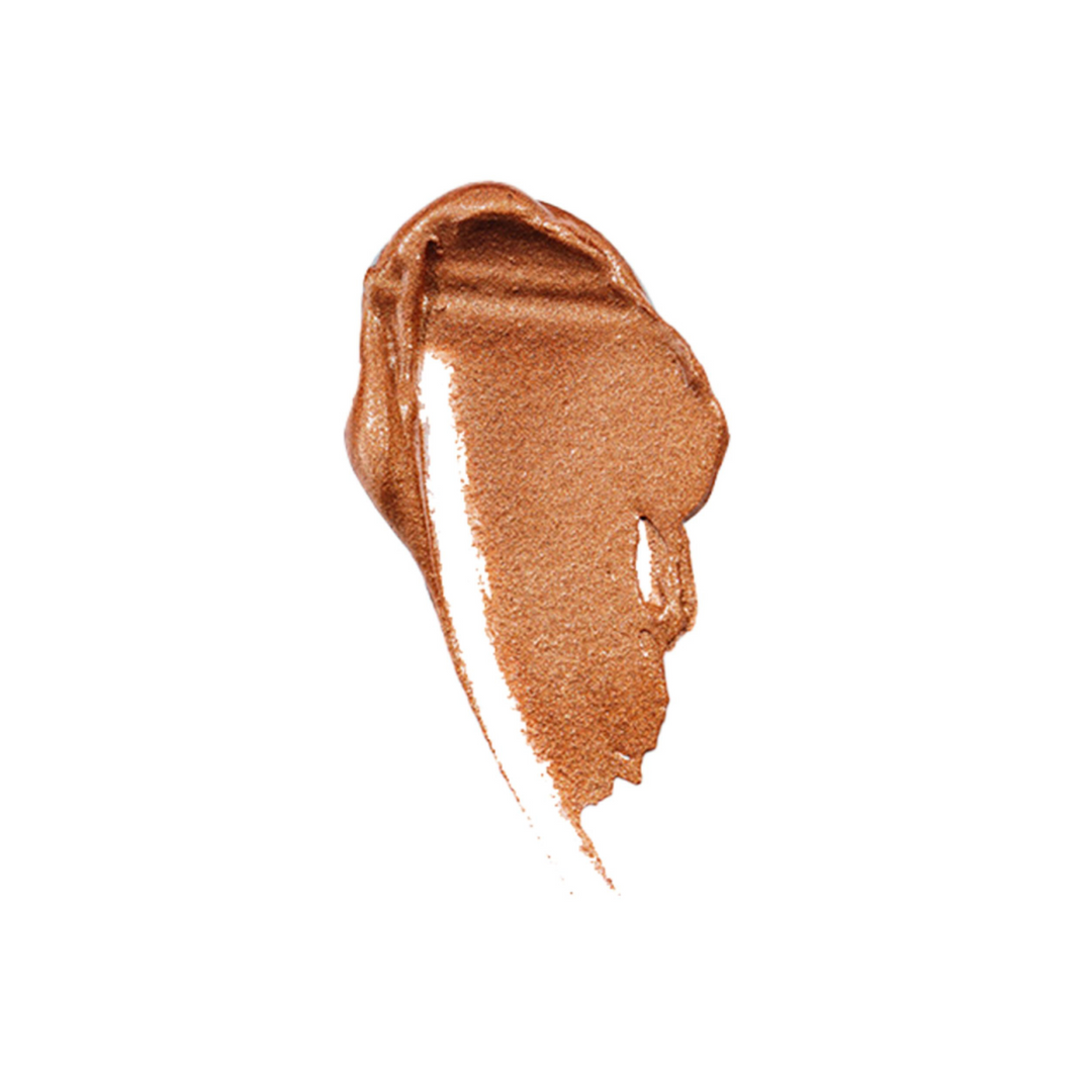 Cheri Up Oops! Shimmering Cream texture in copper shade – luminous highlighting cream for face and body