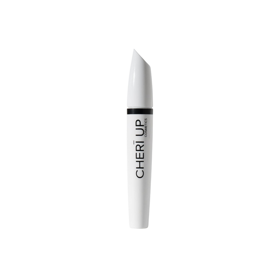 Straight front view of Cheri Up Inspiration Mascara tube – volumizing lengthening black mascara for dramatic lashes