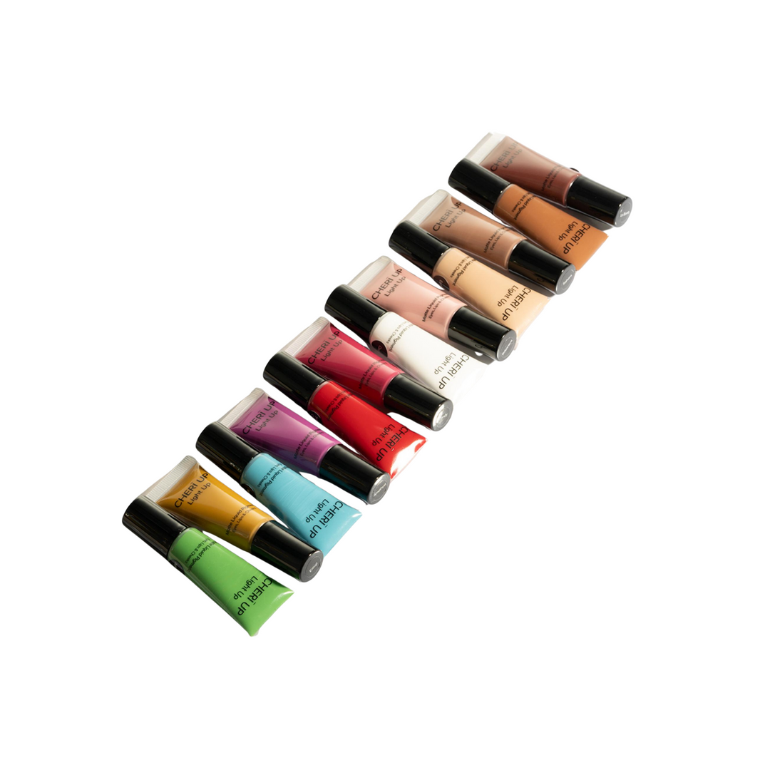 Cheri Up Light Up Liquid Eyeshadow Tint multiple tubes – shimmering long lasting liquid eyeshadow collection